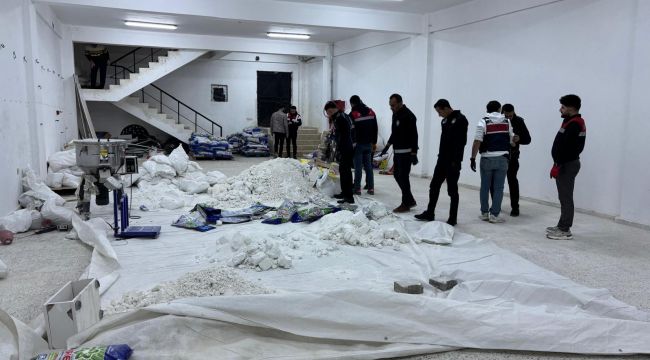 Sahte Deterjan Dolum Depolarına Baskın