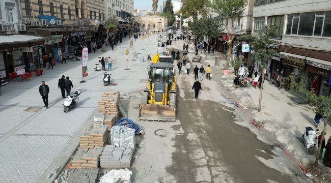 Şanlıurfa’da Divanyolu Modern Bir Görünüme Kavuşuyor