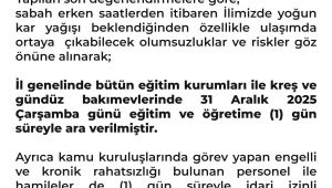 Şanlıurfa’da Eğitime Kar Engeli