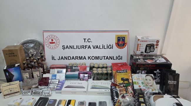 Şanlıurfa’da jandarmadan kaçakçılık operasyonu