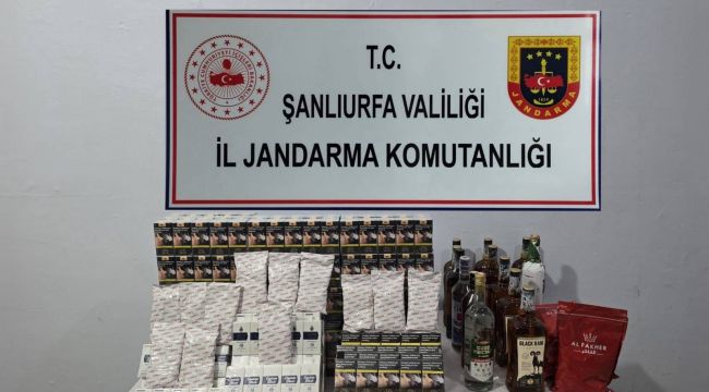 Şanlıurfa’da Kaçakçılara Jandarma Darbesi: Çok Sayıda Malzeme Ele Geçirildi