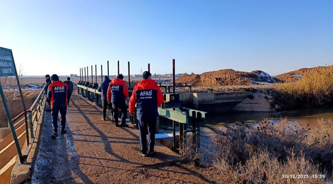 SULAMA KANALINDA KAYBOLAN VATANDAŞI ARAMA ÇALIŞMALARI SÜRÜYOR