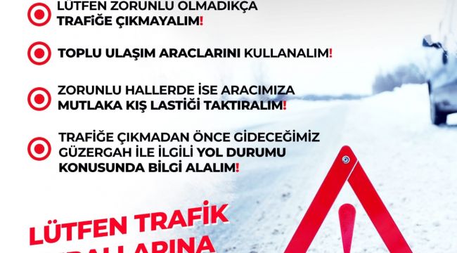 Vali Şıldak’tan Kış Uyarısı