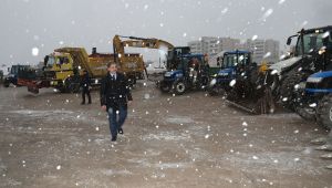 Başkan Canpolat Sahada: Haliliye Belediyesi Kar Yağışına Hazır