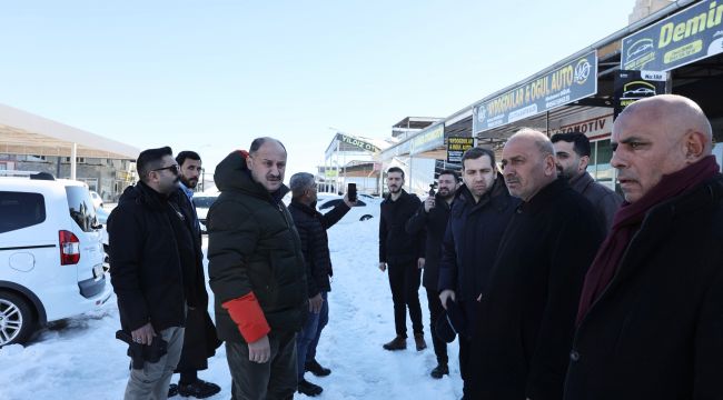 Başkan Gülpınar, Hasar Gören İşyerlerini Yerinde İnceledi