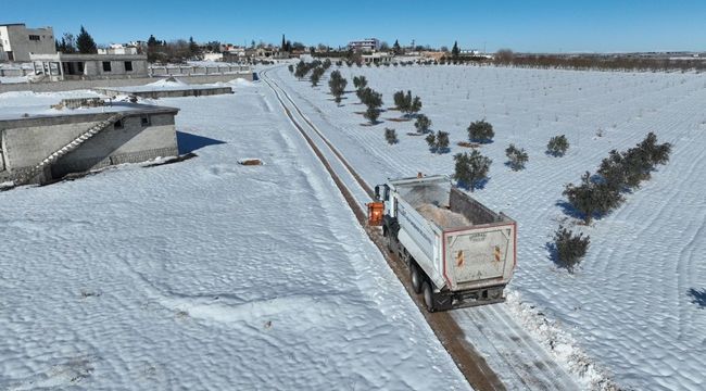 Büyükşehir Belediyesi, Kırsal Yolları Tek Tek Açıyor