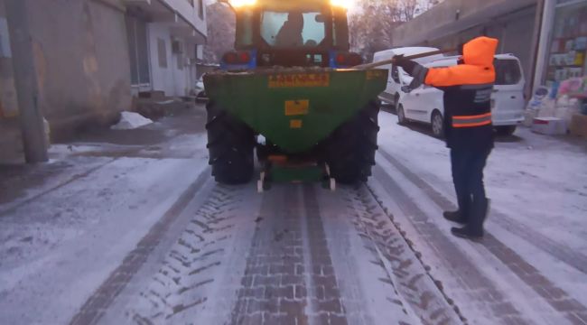 Eşbaşkan Serhan Paydaş Karla Mücadeleye Sahada Katıldı