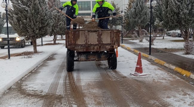 Eşbaşkan Serhan Paydaş Karla Mücadeleye Sahada Katıldı