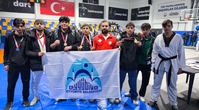 Eyyübiye Belediyesi Sporcuları 9 Madalya İle Alanya’ya Gidiyor