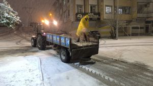 Haliliye Belediyesi Ekipleri Gece Boyunca Sahada