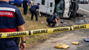İstanbul-İzmir Otoyolu'nda Altın Yüklü Zırhlı Araç Kaza Yaptı: 11 Kilo Altın Kayıp