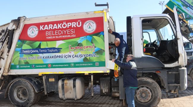 Karaköprü’de Araç Bakımları Belediyenin Kendi İmkânlarıyla Yapılıyor