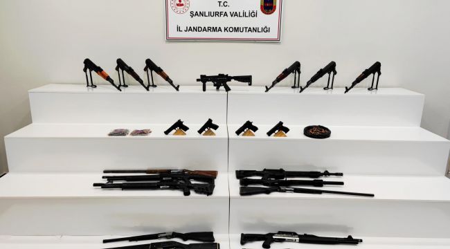 Şanlıurfa’da Dev Silah Kaçakçılığı Operasyonu: Çok Sayıda Ağır Silah Ele Geçirildi!