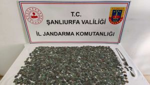 Şanlıurfa’da Tarihi Eser Operasyonu: 2 Bin 638 Sikke Ele Geçirildi