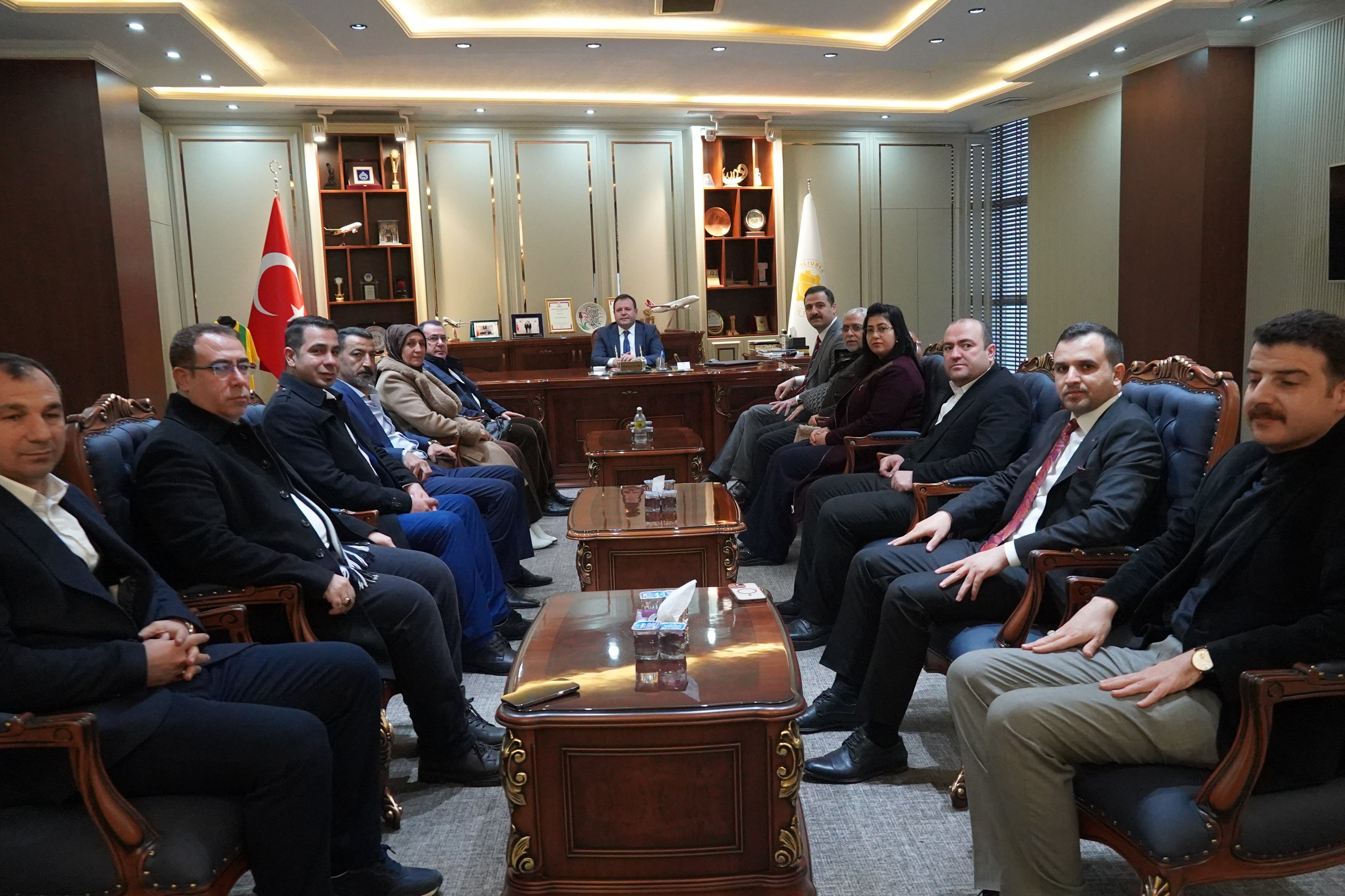 Şanlıurfa Şûrâsı’ndan ŞUTSO’ya Ziyaret: Şehrin Ekonomik Geleceği Masaya Yatırıldı