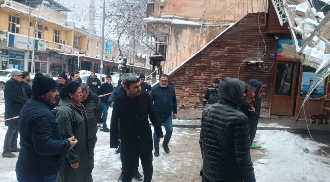 Suruç Sanat Sokağı’nda Çatı Çöktü: Can Kaybı Yaşanmadı