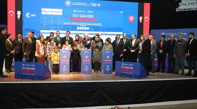 Yüz Yılın Konut Projesi Kura Çekimi Yapıldı