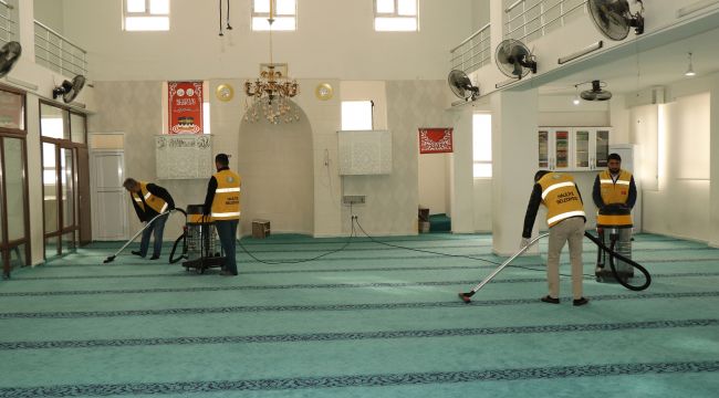 Haliliye’de Ramazan Öncesi Camilerde Temizlik Seferberliği