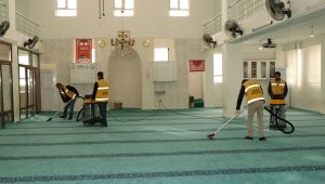 Haliliye’de Ramazan Öncesi Camilerde Temizlik Seferberliği