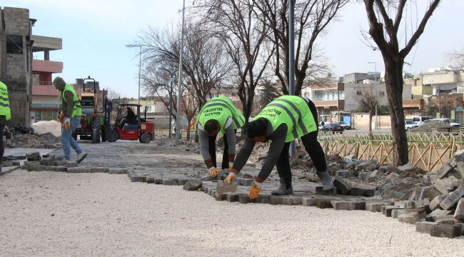 Haliliye’de Üstyapı Çalışmaları Hız Kesmeden Sürüyor