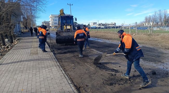 Hilvan Belediyesi’nden Okul Yoluna Kalıcı Çözüm