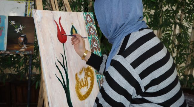 KARAMEK Resim Kursuyla Yetenekler Keşfediliyor