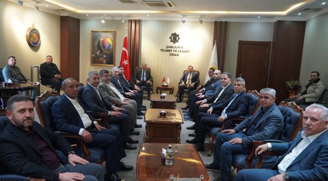 Şanlıurfa Valisi Hasan Şıldak’tan ŞUTSO’ya Ziyaret