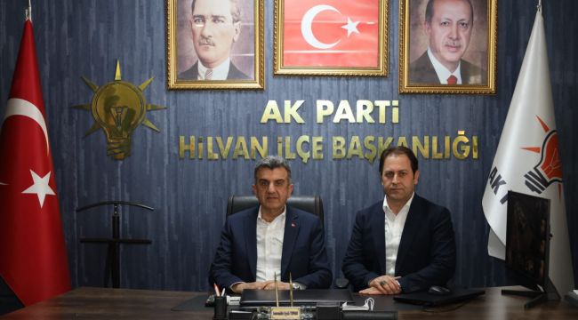 AK Parti İl Başkanı Günbegi Hilvan İlçesini Ziyaret Etti