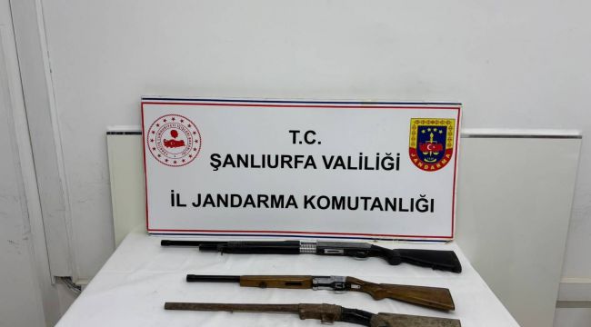 Şanlıurfa'da Ruhsatsız Silah Operasyonu: 3 Şüpheli Hakkında İşlem Başlatıldı