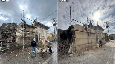 Şanlıurfa’da Deprem Sonrası Tarihi Sokaklar Yenileniyor