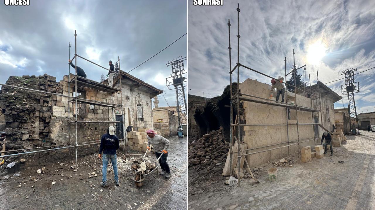 Şanlıurfa’da Deprem Sonrası Tarihi Sokaklar Yenileniyor