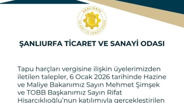 ŞUTSO’nun Girişimleri Sonuç Veriyor: Tapu Harcı İnceleme Süresi 6 Aya Düşürüldü