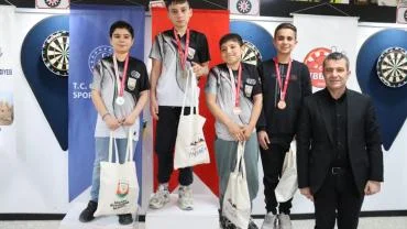 23 Nisan Çocuk Bayramı Dart Turnuvasında Ödüller Sahiplerini Buldu
