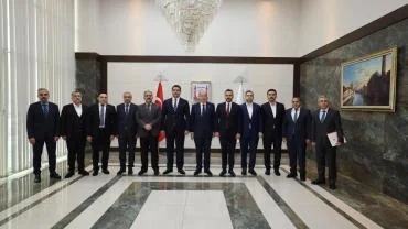 KKTC Eski Cumhurbaşkanı Tatar’dan Şanlıurfa Büyükşehir Belediyesi’ne Ziyaret