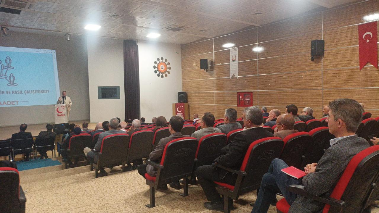 Saadet Partisi Şanlıurfa İl Başkanlığı’ndan Strateji ve Hamle Eğitimi Programı