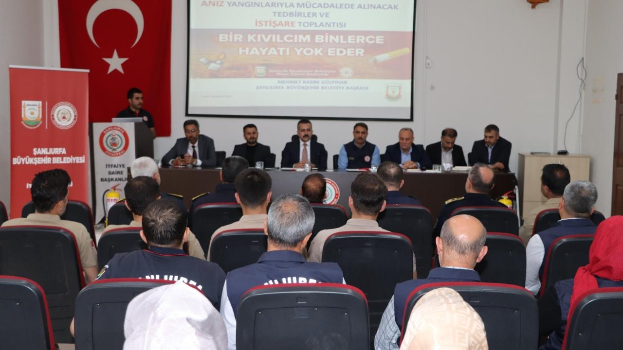 Şanlıurfa Büyükşehir Belediyesi Anız Yangınlarına Karşı Teyakkuzda