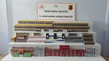 Şanlıurfa’da Kaçakçılık Operasyonu: Binlerce Kaçak Ürün Ele Geçirildi